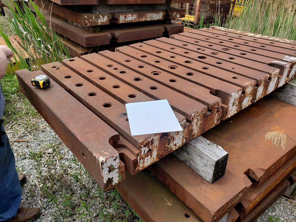 Used Bolster Plate For Sale 84" x 43.75" x 6.5" Call 6162004308