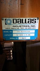 30,000lb. Dallas Coil Reel and Coil Car For Sale (5)