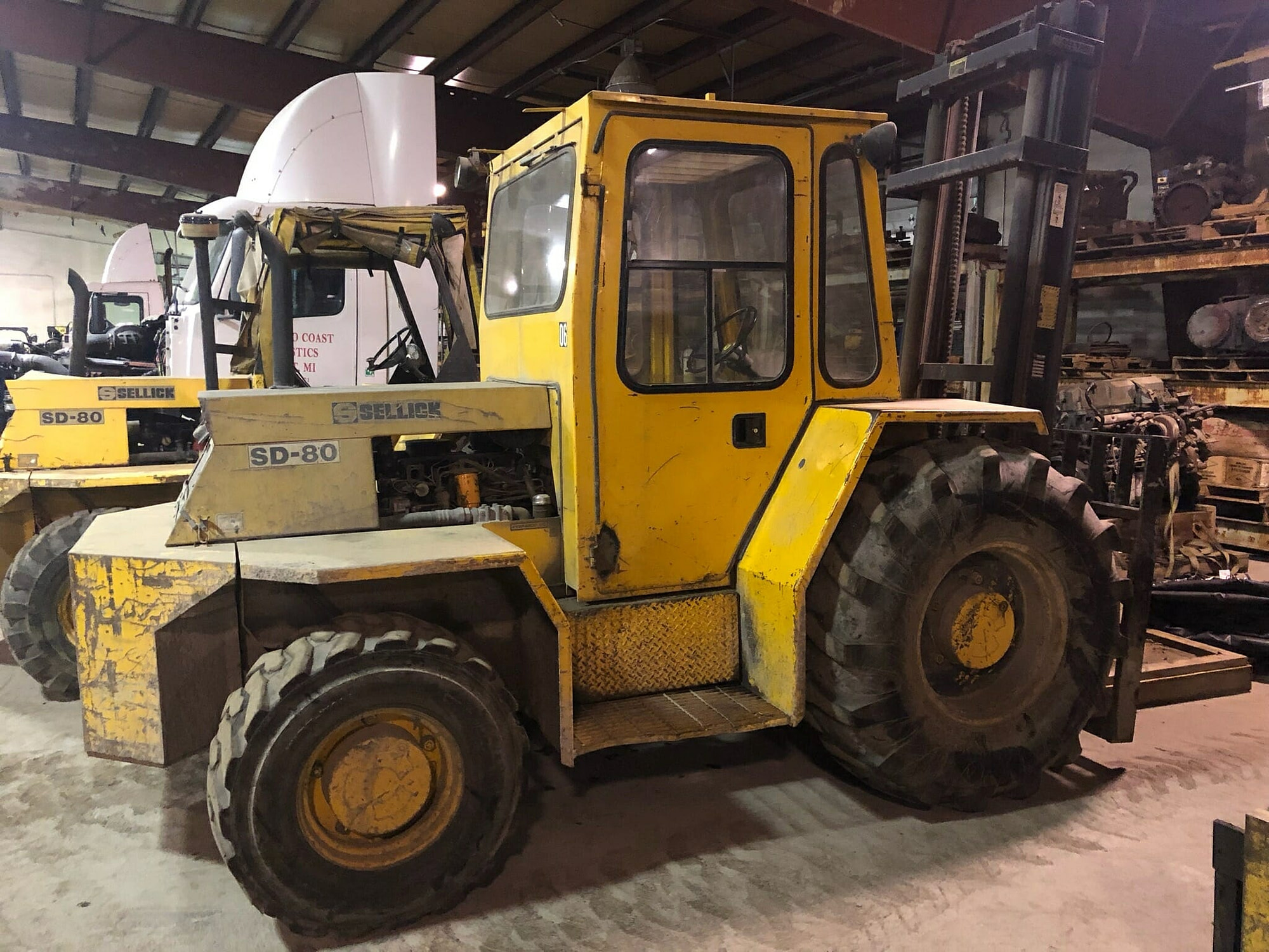 8,000 lb. Sellick Forklift For Sale 4 Ton Call 6162004308