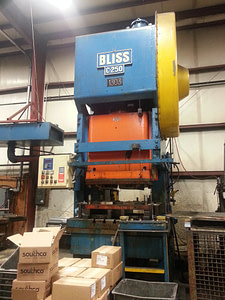 250 Ton Bliss C-250 O.B.I. Press For Sale