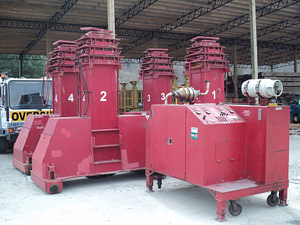 600 Ton Capacity J & R Lift-N-Lock Hydraulic Gantry System For Sale