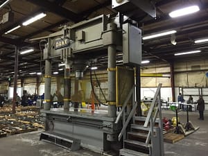 Dake Hydraulic Straightening Press 600 Ton