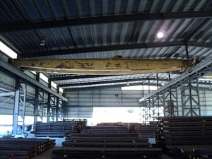 10 Ton P&H Overhead Bridge Cranes For Sale