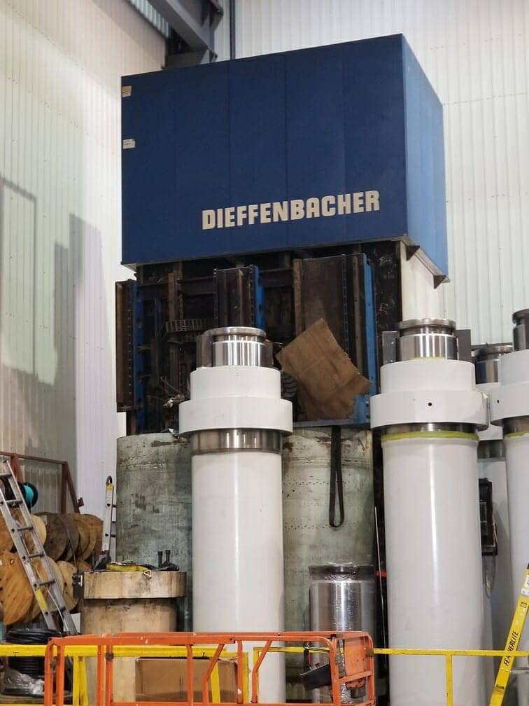 800 Ton Dieffienbacher Press For Sale Hydraulic