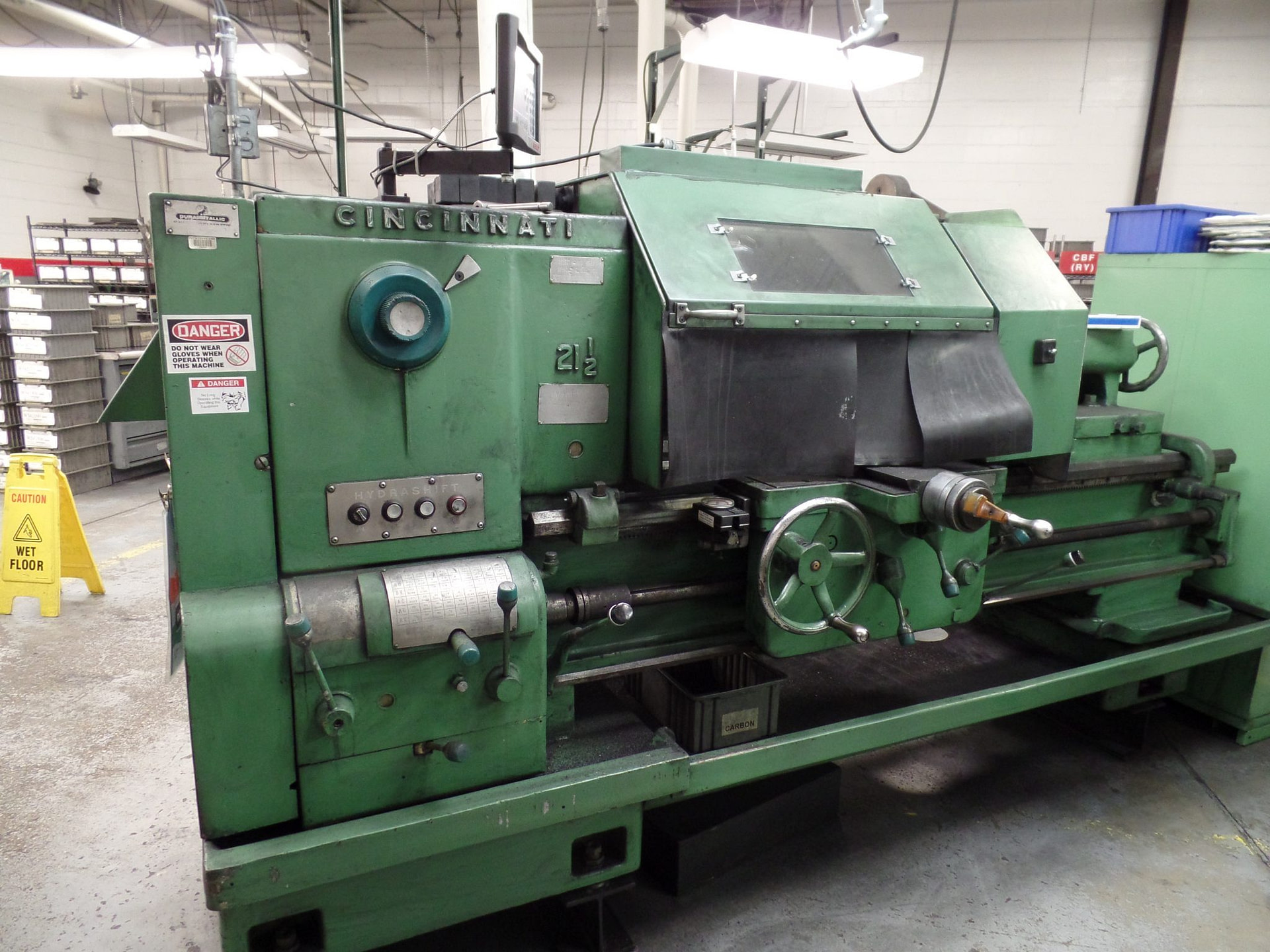 SOLD SOLD Cincinnati Engine Lathe 21 1/2 For Sale Call 6162004308