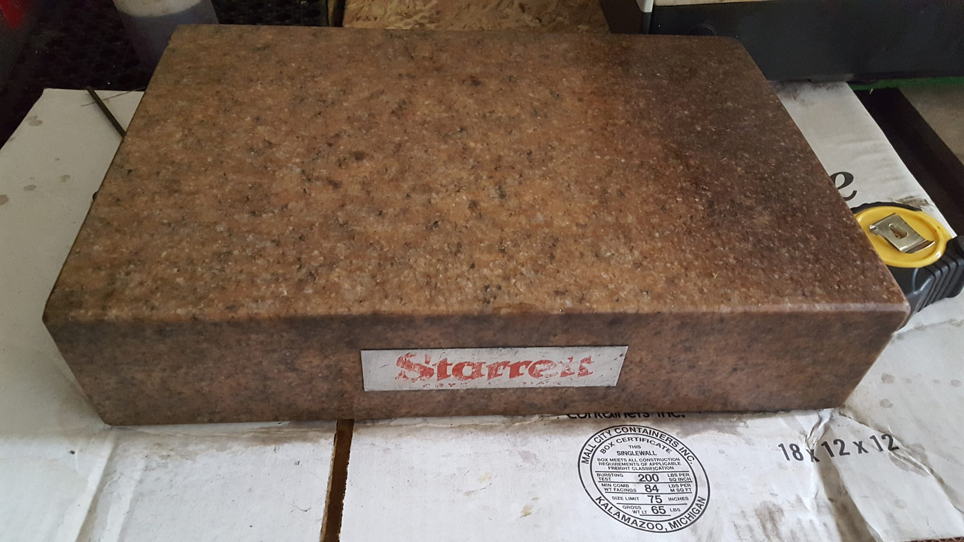 Starrett Pink Granite Surface Plate For Sale Call 6162004308