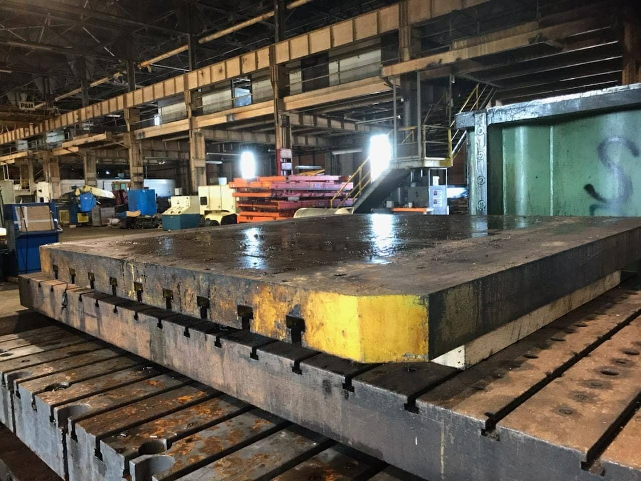 Used T-Slotted Bolster Plate For Sale