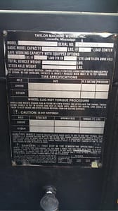 30000lb Taylor Forklift For Sale