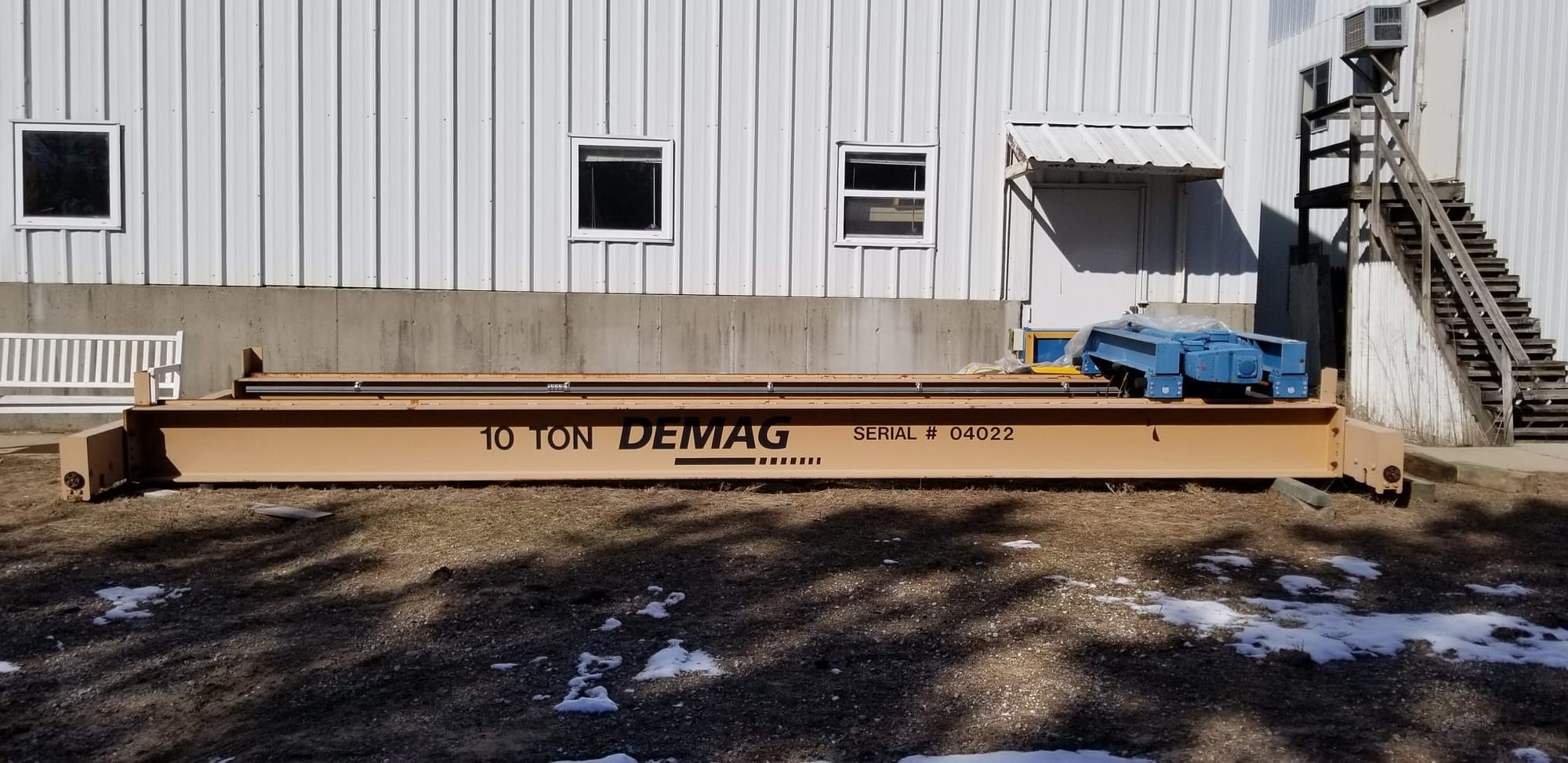 10 Ton Capacity Demag Overhead Bridge Crane For Sale Call 6162004308