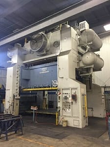 2,000 Ton Capacity Danly Straight Side Press
