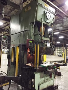 220 Ton Capacity Aida Single-Point Gap Press For Sale