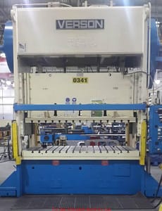 200 Ton Capacity Verson Straight Side Press For Sale