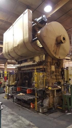 300 Ton Bliss Straight Side Press For Sale