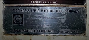 Giddings Lewis VTL pic 8