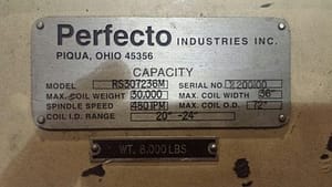 30,000lb. Capacity Perfecto Coil Reel (5)