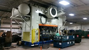 600 Ton Capacity Danly Straight Side Press For Sale