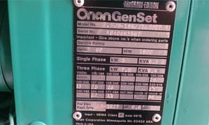 Onan generator pic 1