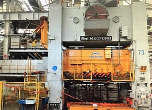 1000 Ton Mecfond-Danly Straight Side Press For Sale