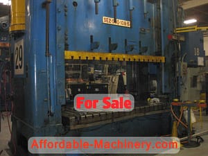 500 Ton Minster Metal Stamping Punch Press For Sale