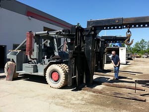 80,000lb Capacity Riggers Forklift (Taylor) For Sale - Two available.