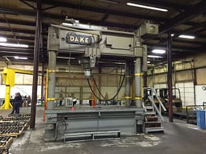 Dake Hydraulic Straightening Press