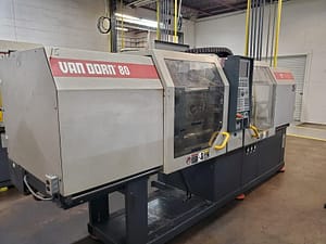80 Ton Van Dorn Demag Ergotech Systems Plastic Injection Molding Machine For Sale