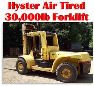 30,000lbs. Hyster H300-A Air-Tired Forklift For Sale