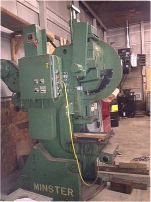 Minster 32 Ton no 4 punch press for sale 1