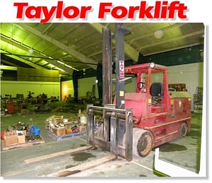 40,000lbs. Taylor Solid-Tire Forklift For Sale