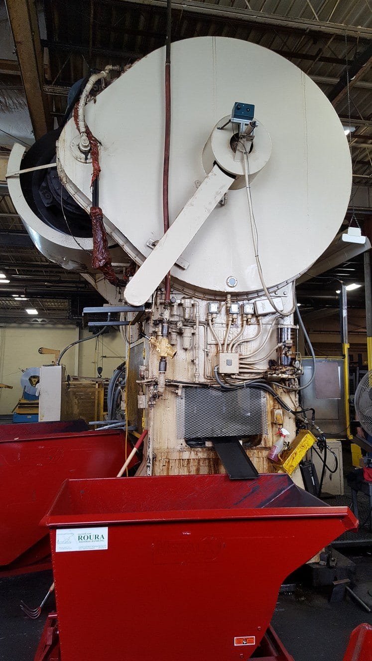 300 Ton Capacity Bliss Straight Side Press For Sale